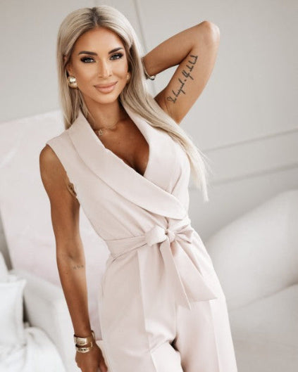 Sophia | Elegant Black Jumpsuit for Women